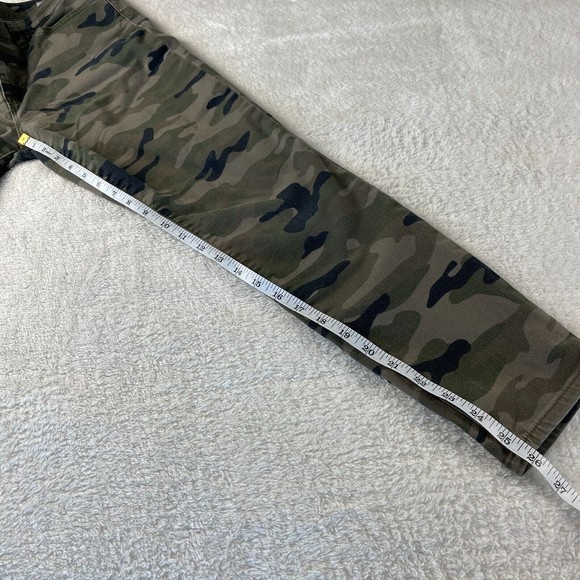 Gap Jeggings SIZE 29 Stretch Green Camo Low‎ Rise Skimmer Legging Pockets Denim - Picture 6 of 13